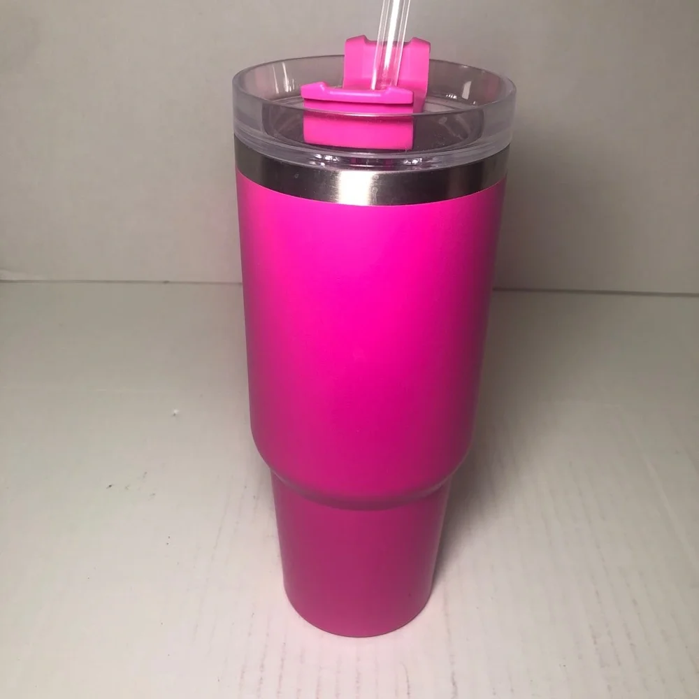 Stanley 30oz Stainless Steel Adventure Quencher Travel Tumbler Ravishing Pink - Picture 4 of 9
